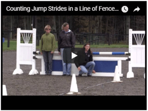 How to Walk a Line in a Jump Course to Figure Out Correct Striding